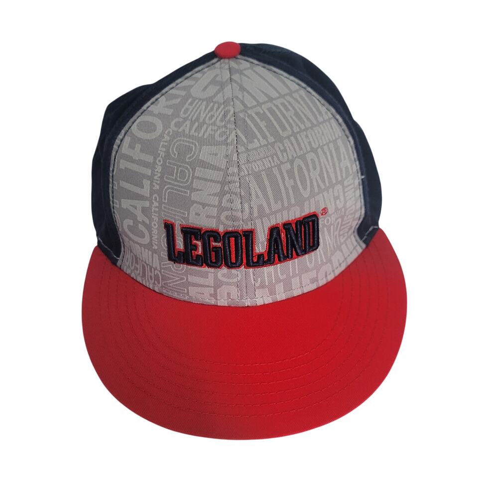 Legoland Log Embroideed Red Bib 2019 Snapback Hat Youth Or Women's 72626-1Clo4